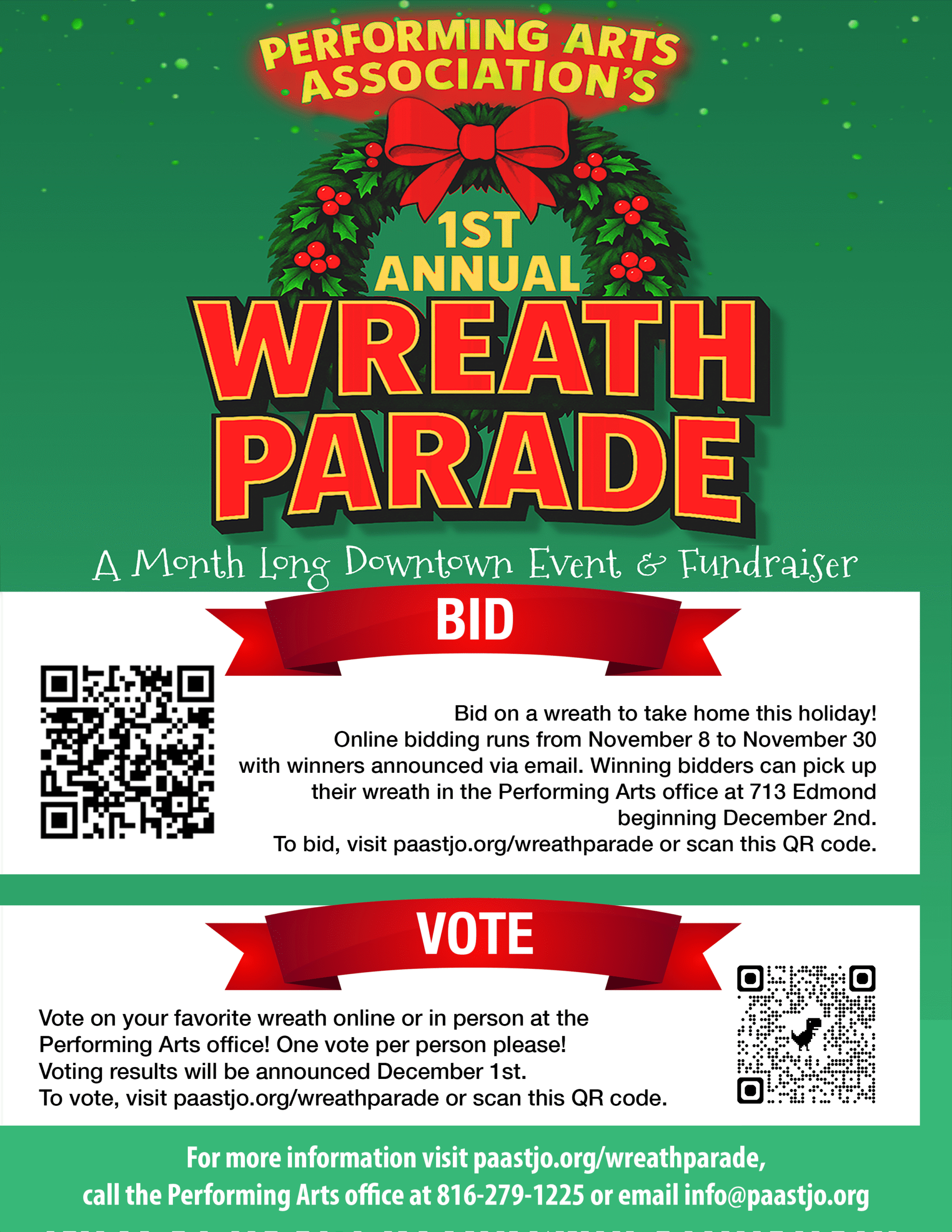 Performing Arts Wreath Parade